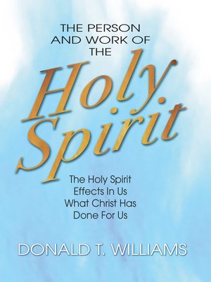 cover image of The Person and Work of the Holy Spirit